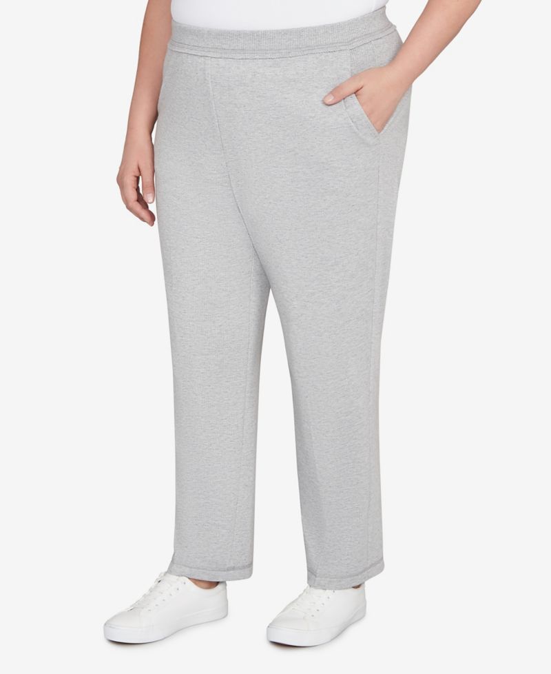 Plus Size Casual Vibe Cozy Short Length Slant Pocket Pants