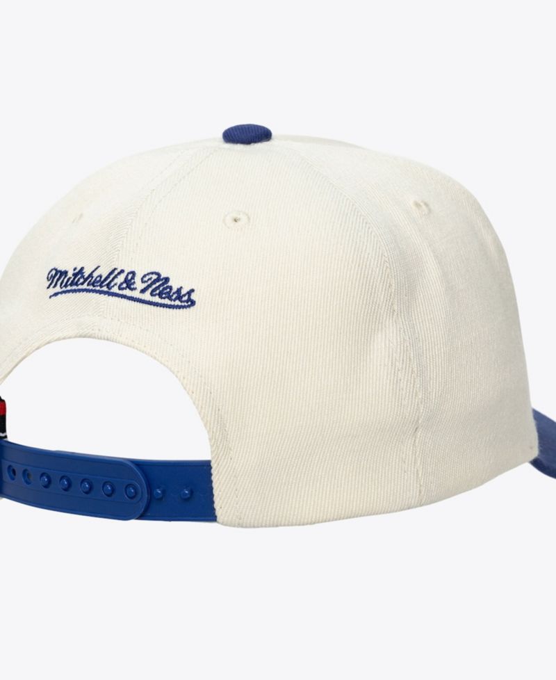 Men's and Women's Cream Los Angeles Dodgers Retro Lines Stretch Snapback Hat
