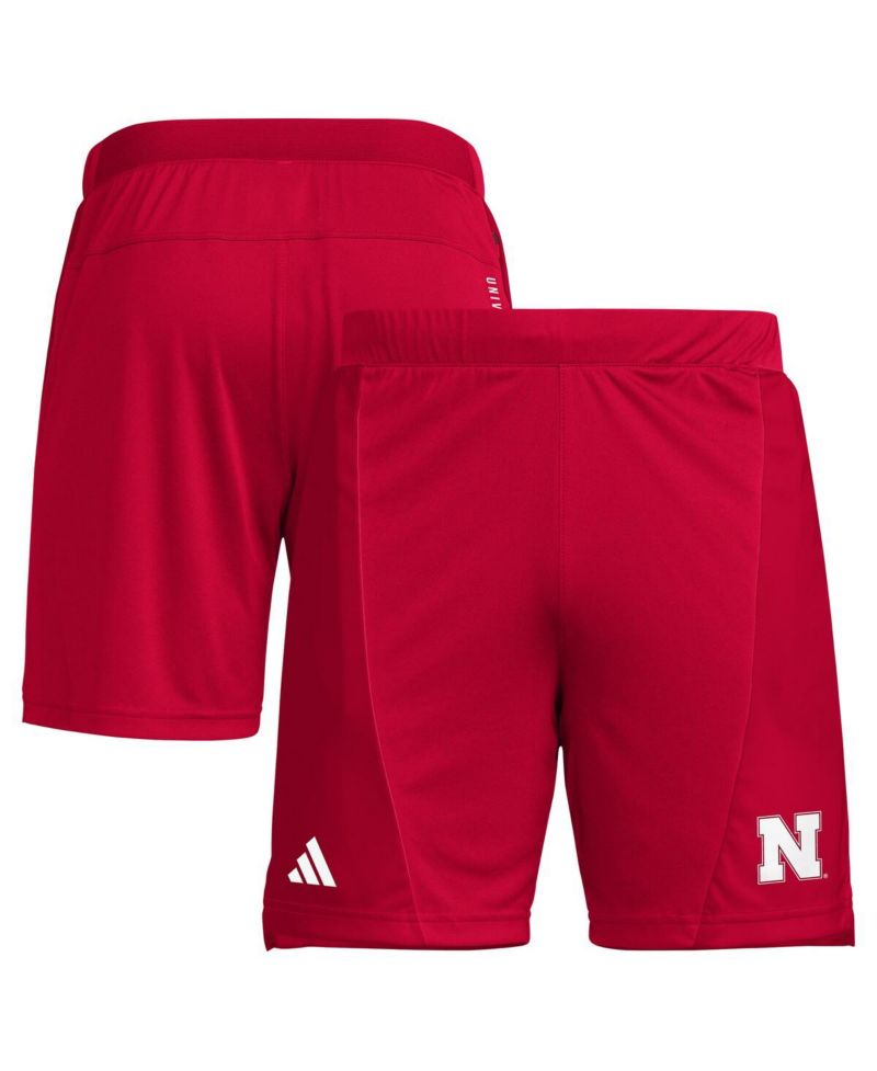 Men's Scarlet Nebraska Huskers Designed for Training 7" AEROREADY Shorts