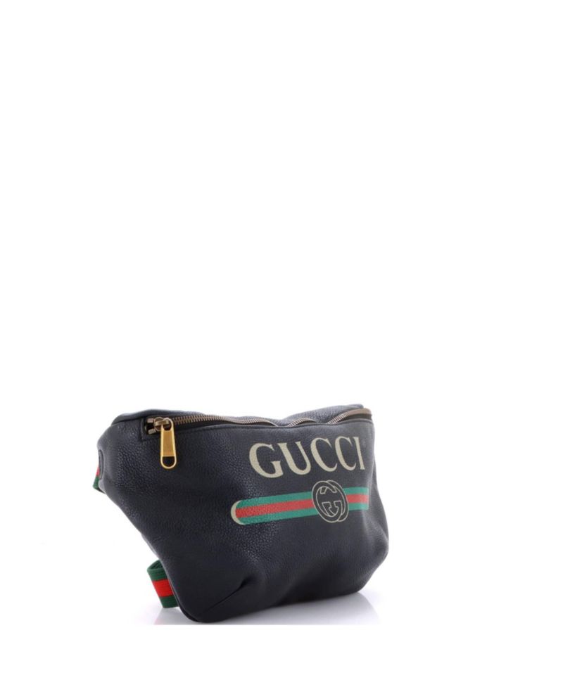 Medium Logo Belt Bag Printed Leather
