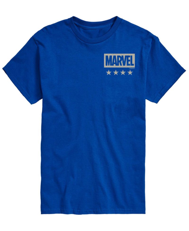 Men's Captain America Flag Short-Sleeve Graphic T-Shirt