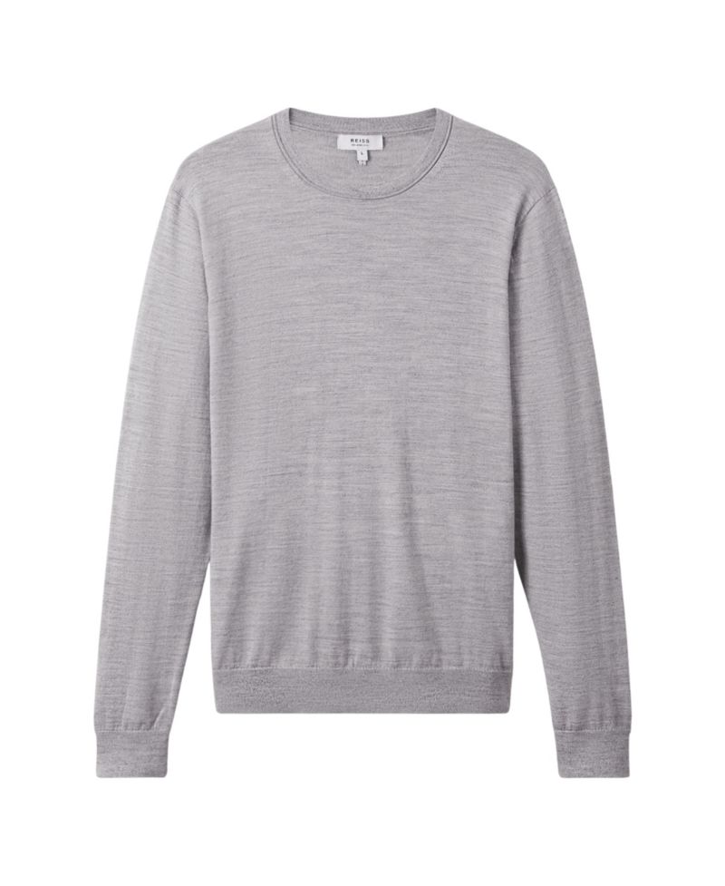 Men's Wessex Merino Wool Slim-Fit Crew Neck Sweater