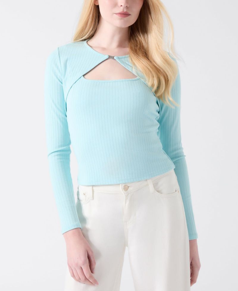 Women's Wren Cutout Long-Sleeve Knit Top