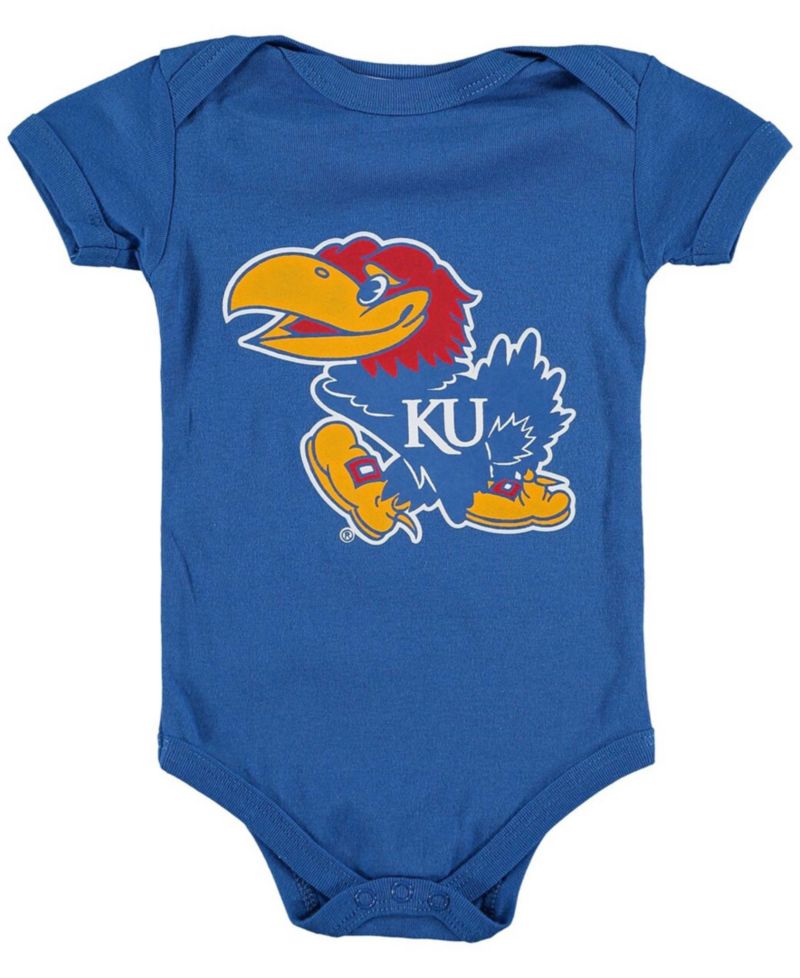 Infant Boys and Girls Royal Kansas Jayhawks Big Logo Bodysuit