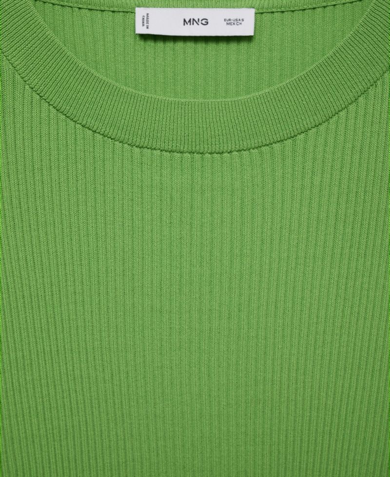 Women's Ribbed Knit T-Shirt