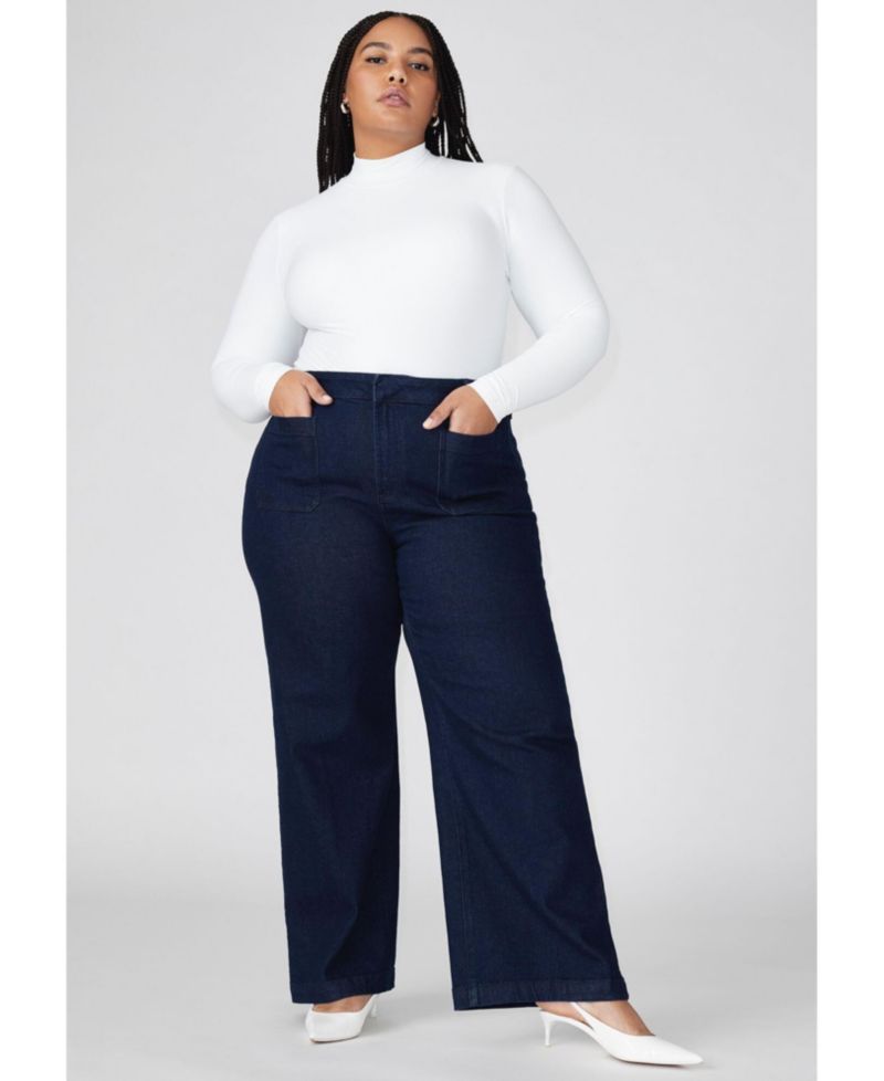 Women's Plus Size Petite The Trouser Jean