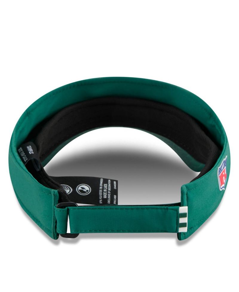 Men's Green New York Jets 2025 Sideline Visor Hat