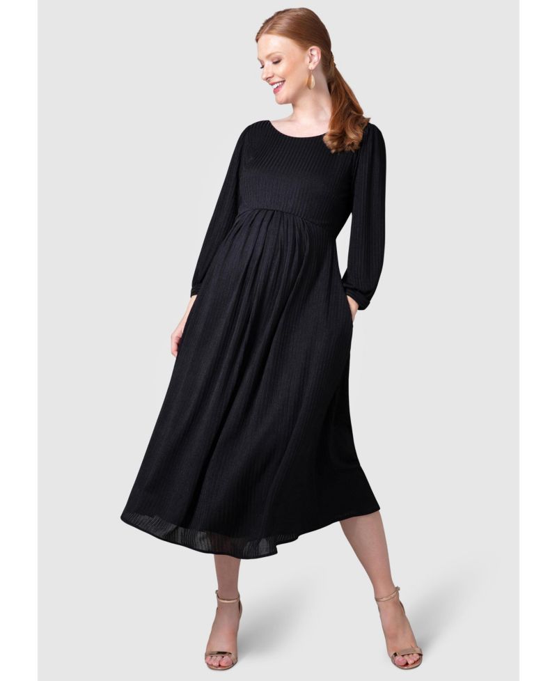 Maternity Tiffany Rose Isla Ribbed Jersey Dress