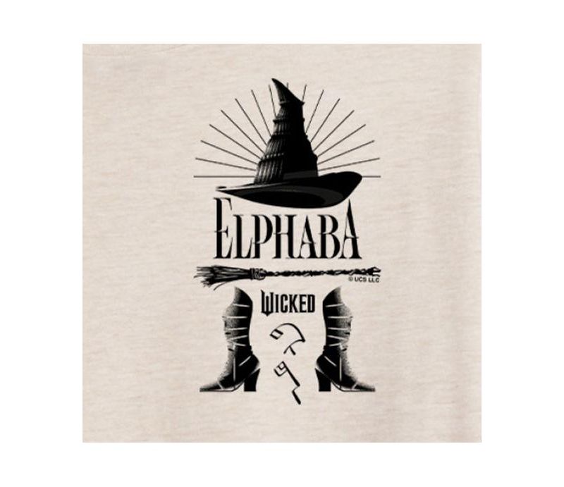 Juniors Trendy Wicked Elphaba Graphic Oversized T-Shirt