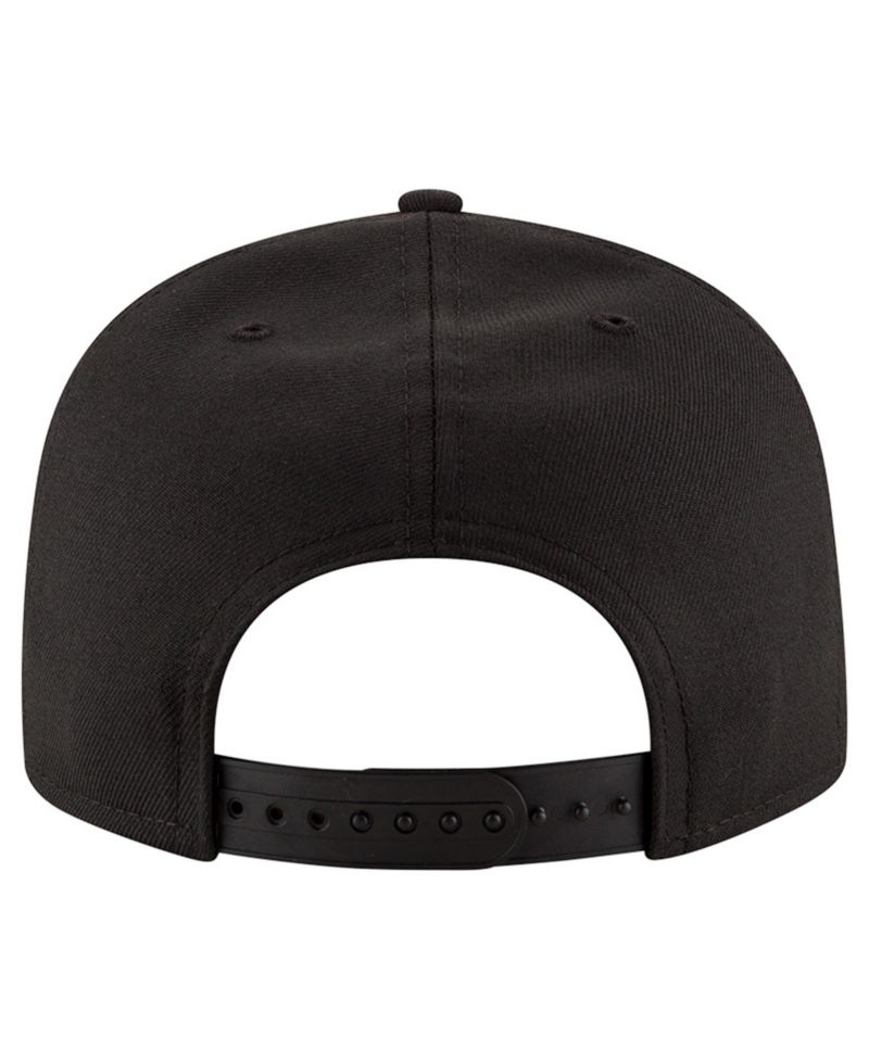 Men's Black/White Minnesota Timberwolves 9FIFTY Snapback Hat