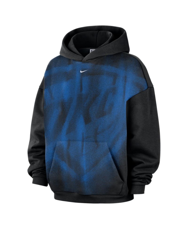 Men's Black Oklahoma City Thunder 2026 Standard Issue Practice Icon Fleece Pullover Hoodie