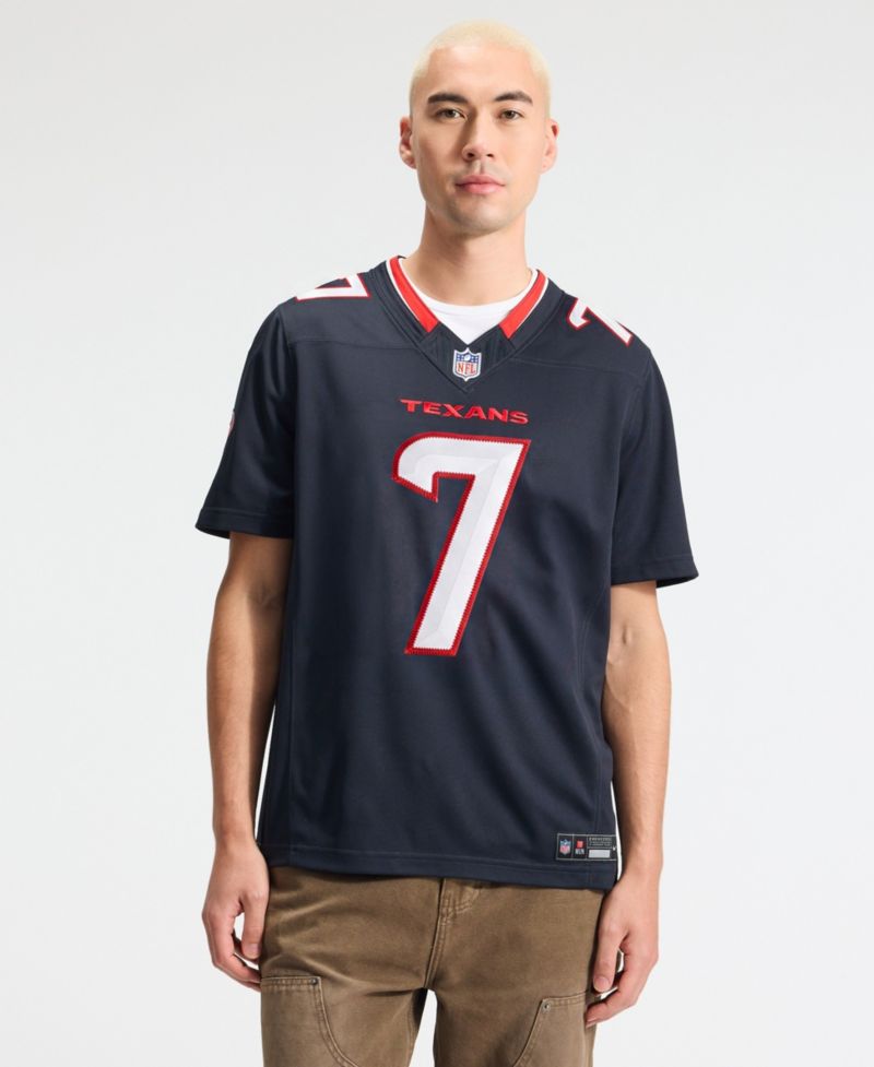Men's C.J. Stroud Navy Houston Texans Vapor F.U.S.E. Stitched Limited Jersey