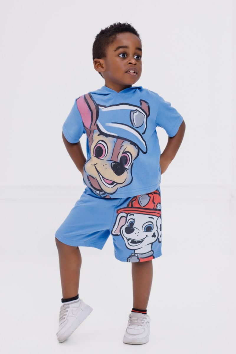 Boys Pullover Hoodie and French Terry Shorts
