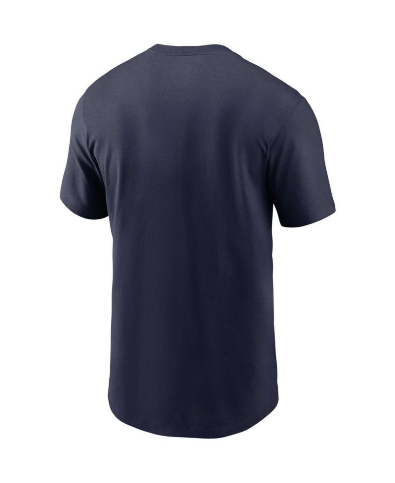 Men's Navy Tennessee Titans Essential Blitz Lockup T-shirt