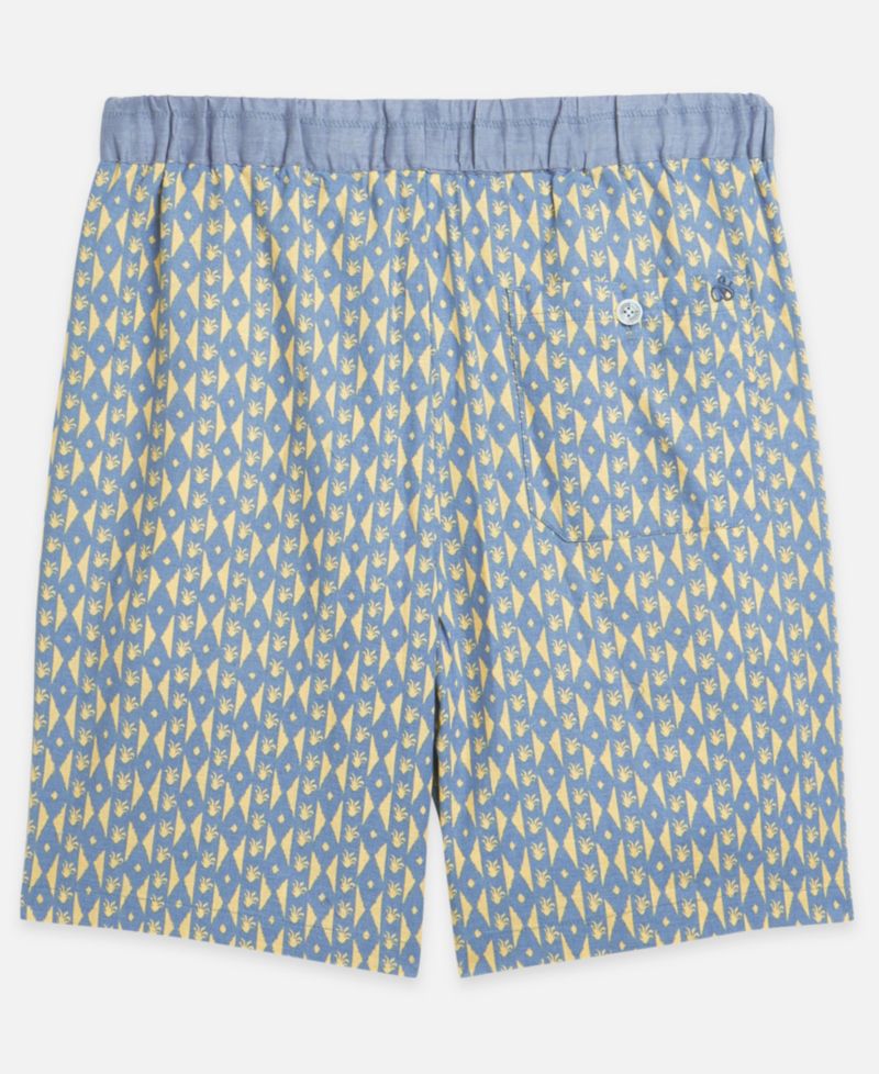 Men's Linen-Blend Fave Printed Bermuda Shorts