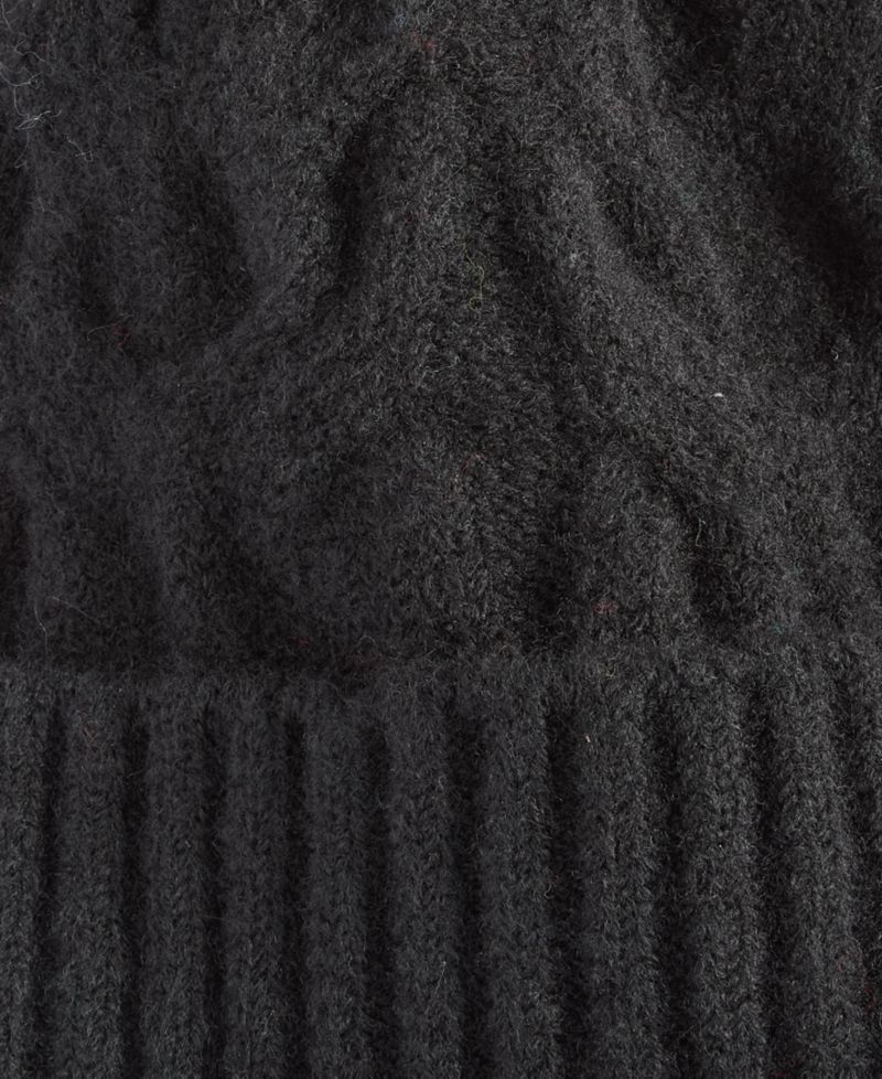 Women's Cable Boucl&eacute; Knit Beanie