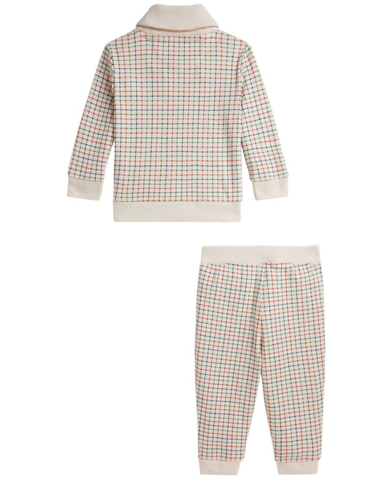 Baby Boys' Long-Sleeve Pullover Top and Pants, 2-Piece Set