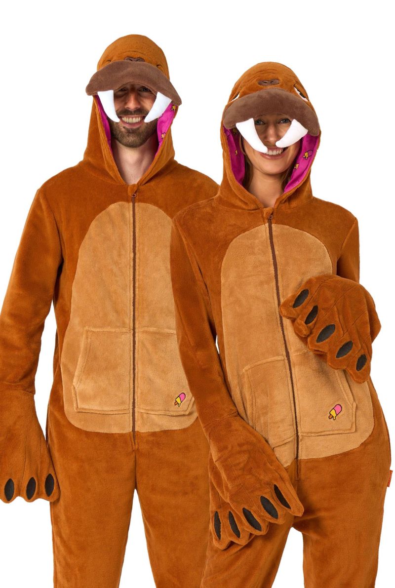 Men's Shark Costume Outfit - Animal Body Suit for Adults