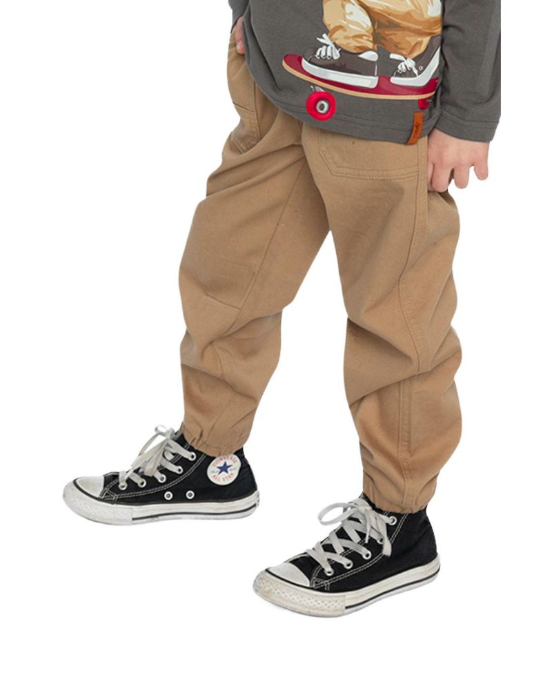 Baby Boy 12M-24M Stretch Canvas Jogger Pants