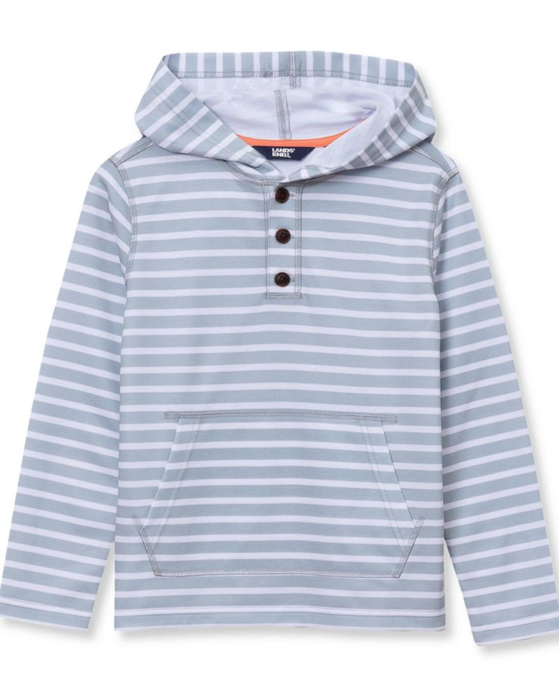 Little And Big Boys Henley Pullover Hoodie
