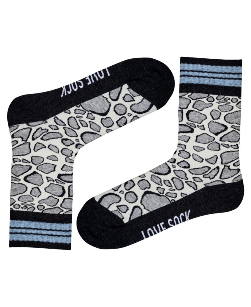 Leopard Cotton Women's Quarter Socks