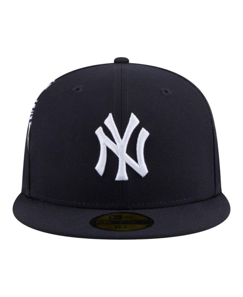 Men's Navy New York Yankees Hidden Hit 59FIFTY Fitted Hat