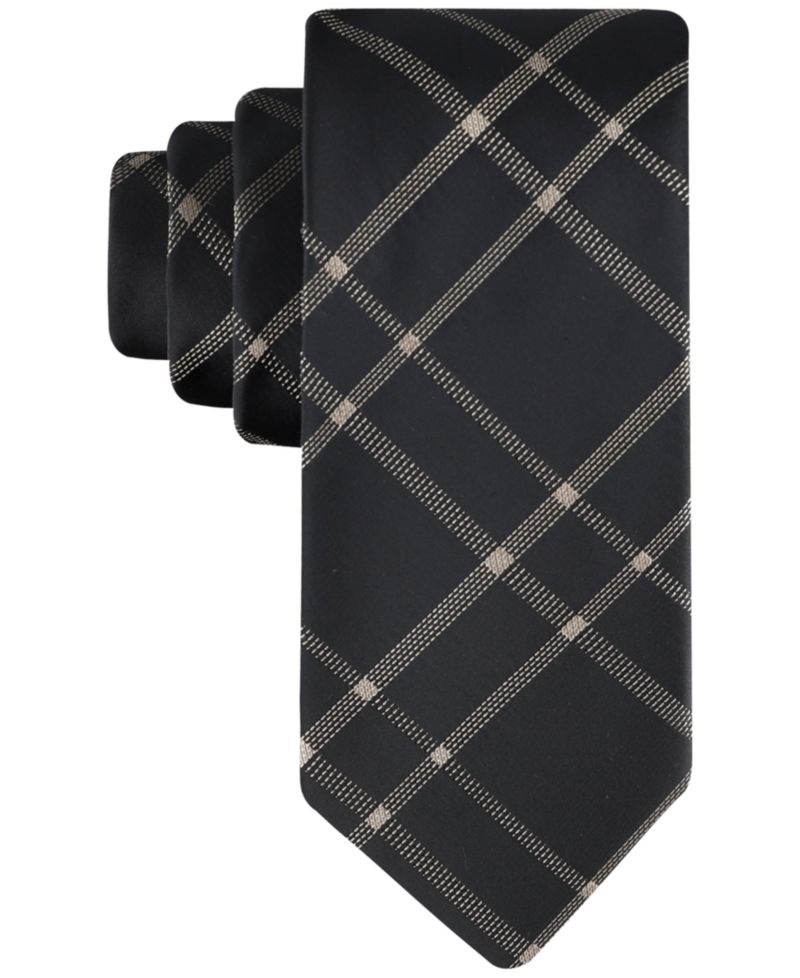 Men's Stitch Plaid Tie