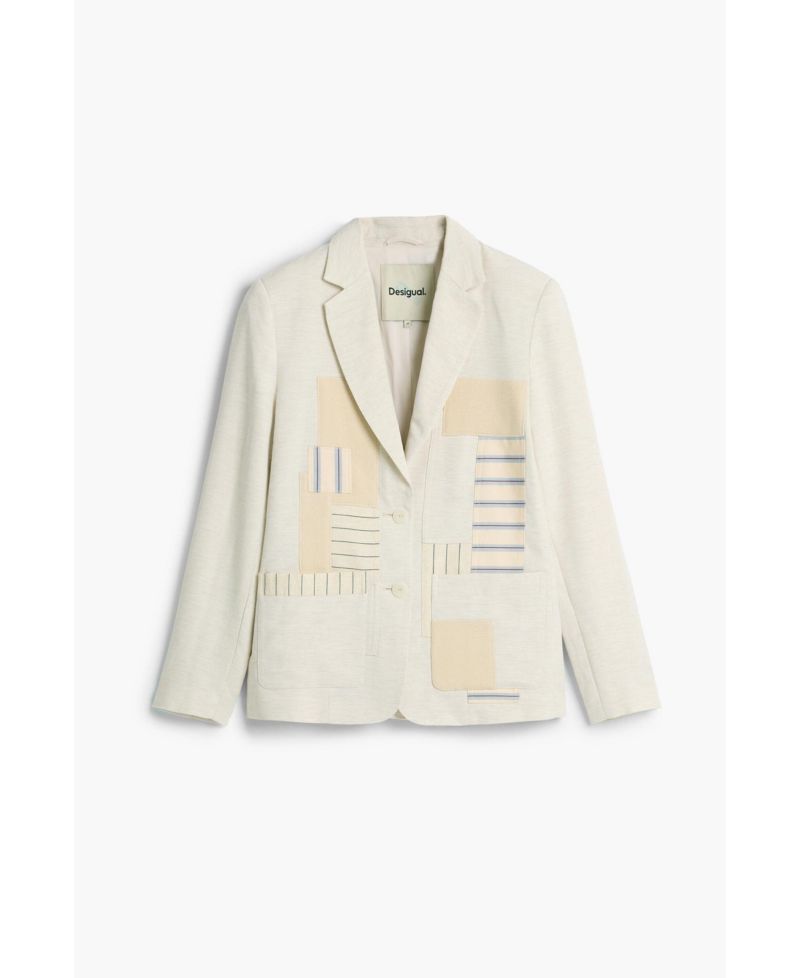 Women's patchwork blazer