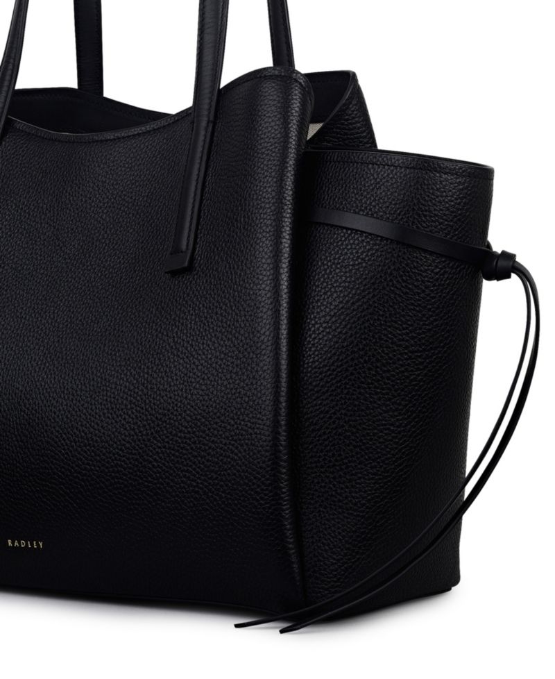 Blake Gardens Large Leather Ziptop Tote Bag