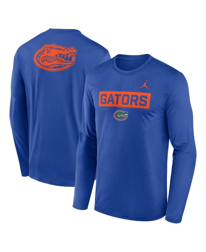 Men's Royal Florida Gators Primetime Campus 2-Hit Legend Long Sleeve T-Shirt