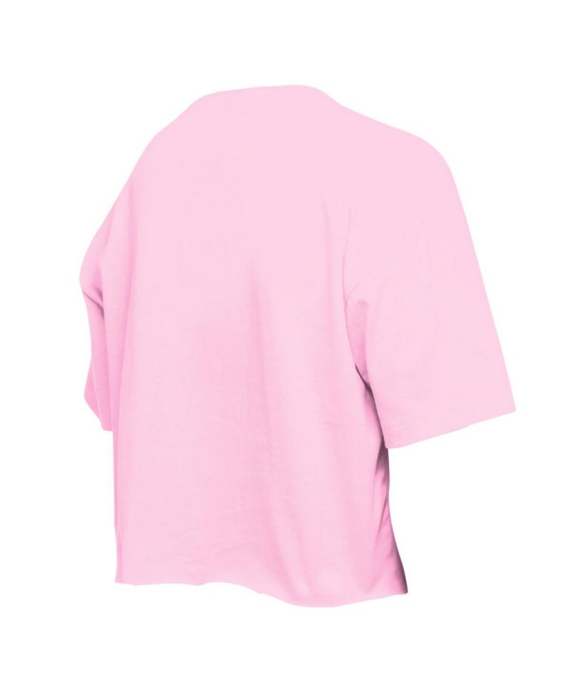 Big Girls Light Pink Houston Astros Flip Sequin Team T-Shirt