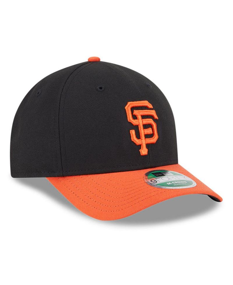 Men's Black/Orange San Francisco Giants Player Replica 9FORTY Adjustable Hat