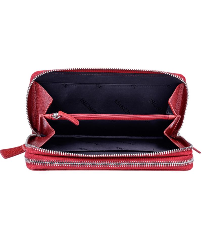 Fifth Avenue RFID Secure Double Zipper Wallet