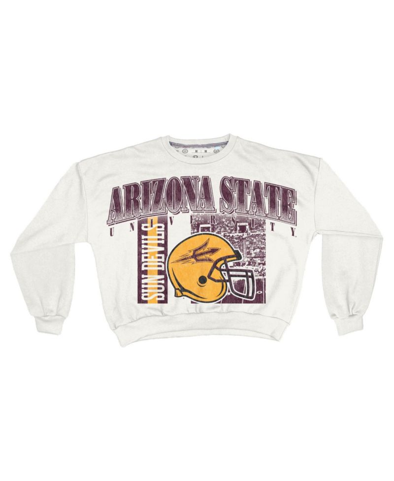 Women's Janice Arizona State Sun Devils Oversized Retro Sweatshirt