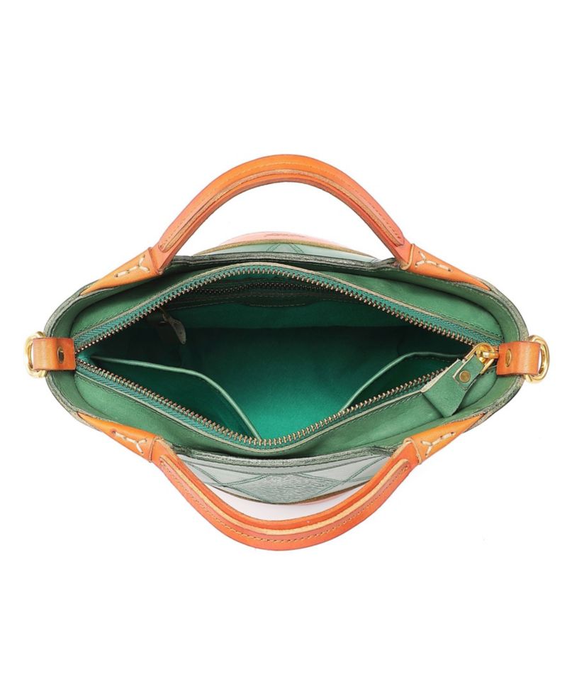 Primrose Mini Leather Crossbody Tote Bag
