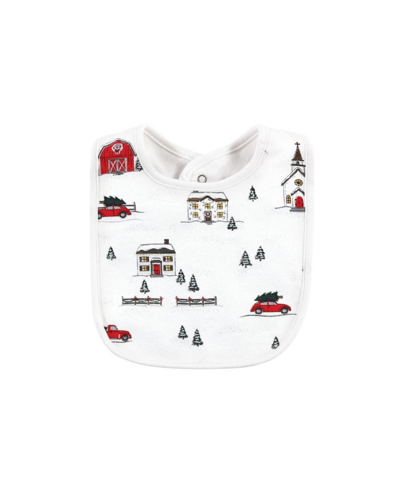 Baby Boys Hudson Unisex Cotton Bib and Sock Collection