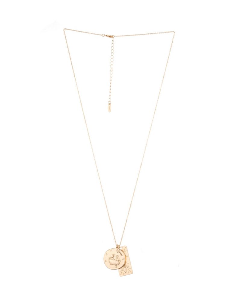 Women's Zodiac Double Charm Necklace