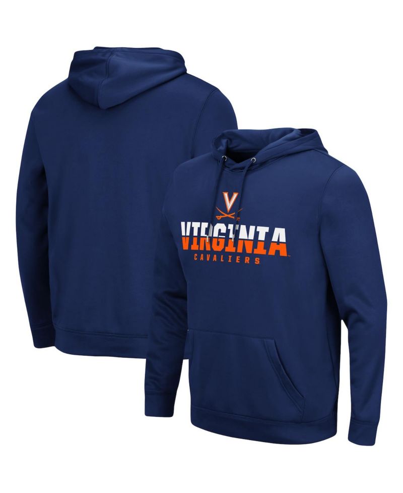 Men's Navy Virginia Cavaliers Lantern Pullover Hoodie