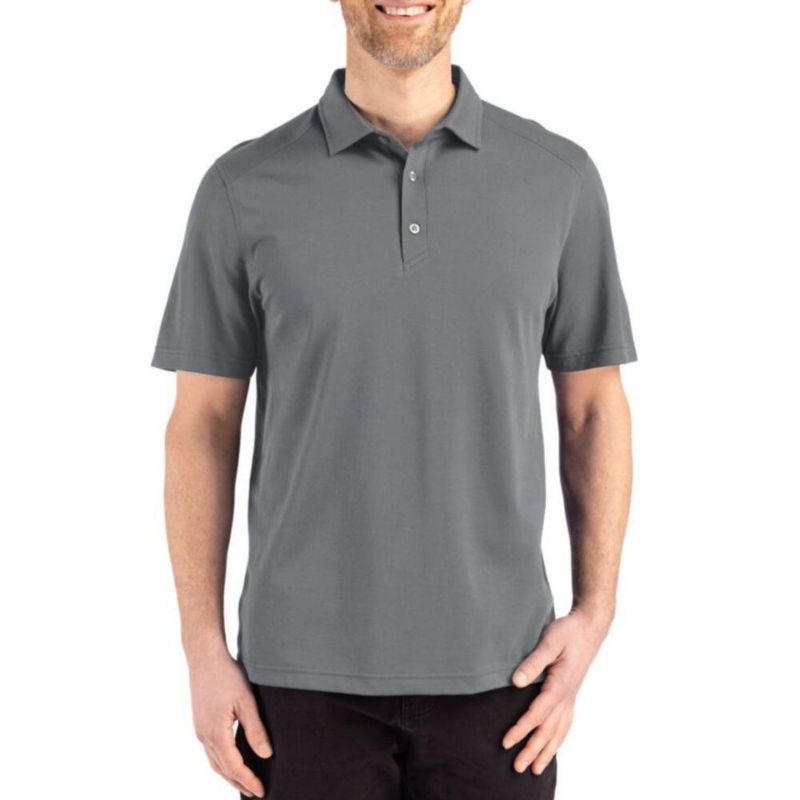 Men's Cutter and Buck Advantage Refresh Epic Confidence Recycled Tri-Blend Pique Polo