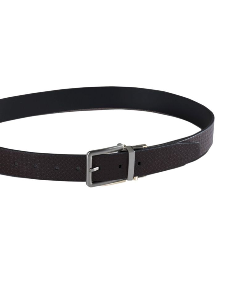 35MM Men's Micro Logo Strap Reversible Casual Belt