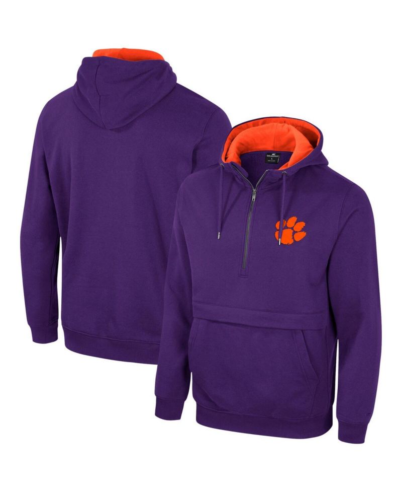 Men's Clemson Tigers Half-Zip Hoodie