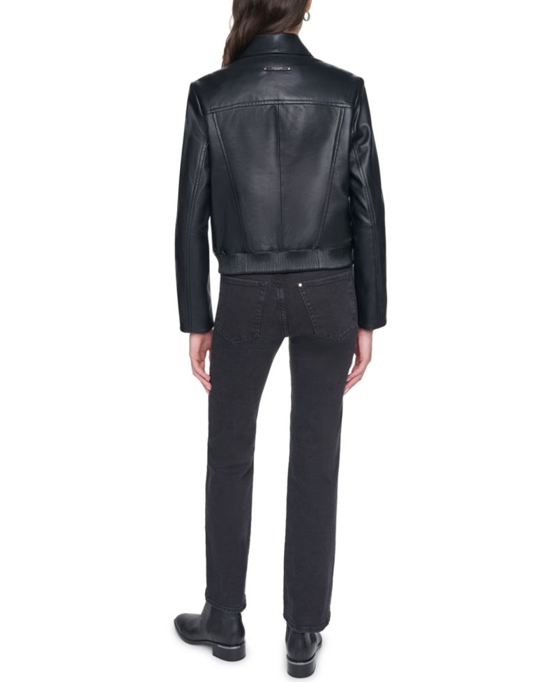 Women's Smooth Lamb Bomber Jacket