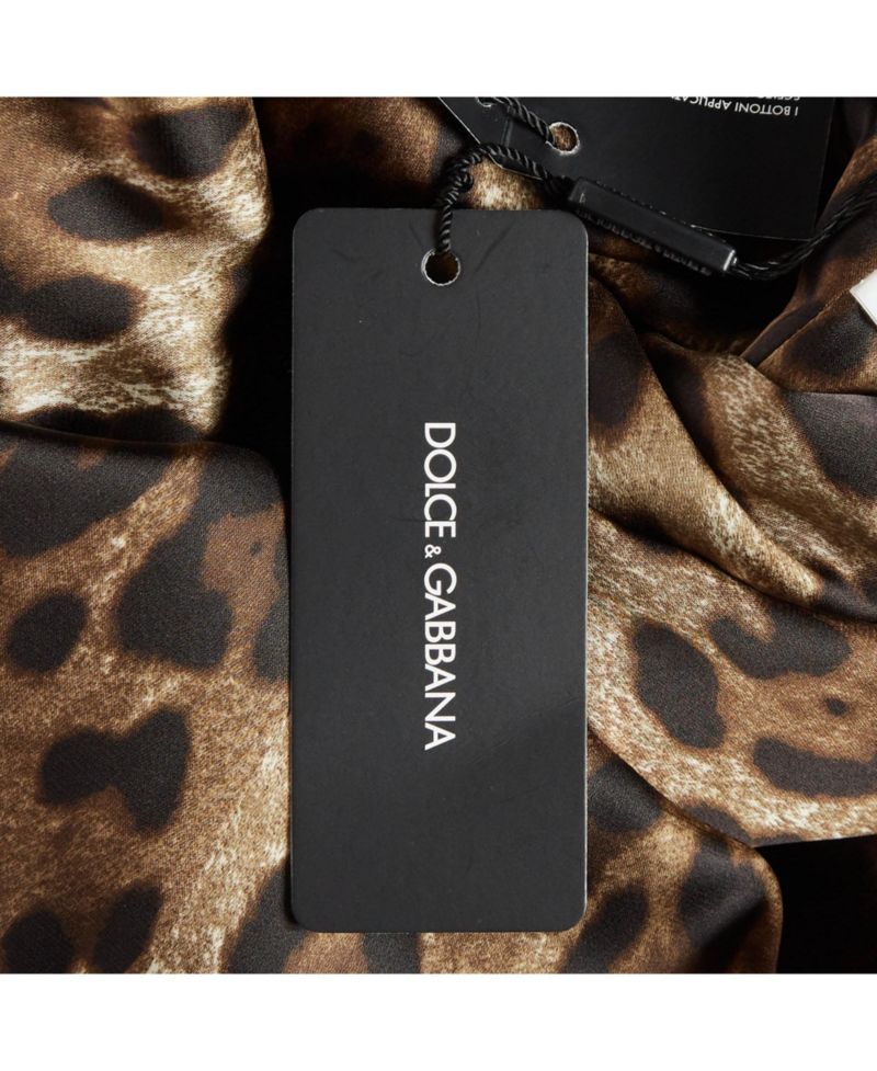 Pre-Owned Dolce and Gabbana Crepe Bejeweled Ruffled Mini Dress