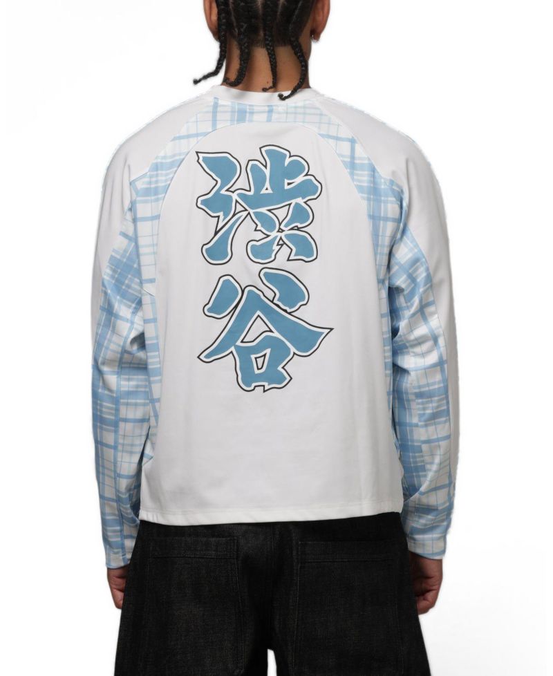 Men's World Wide Graphic Long-Sleeve Crew Neck Jersey