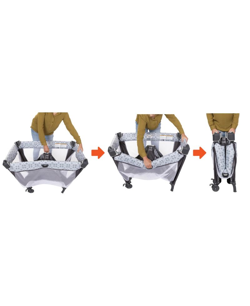 Nursery Den Playard with Snooze Pod and Flip Over Changer