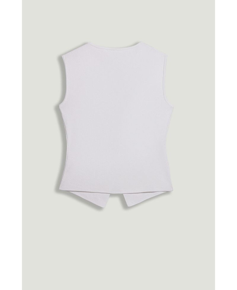 Women's Embellished Sleeveless Knit Top