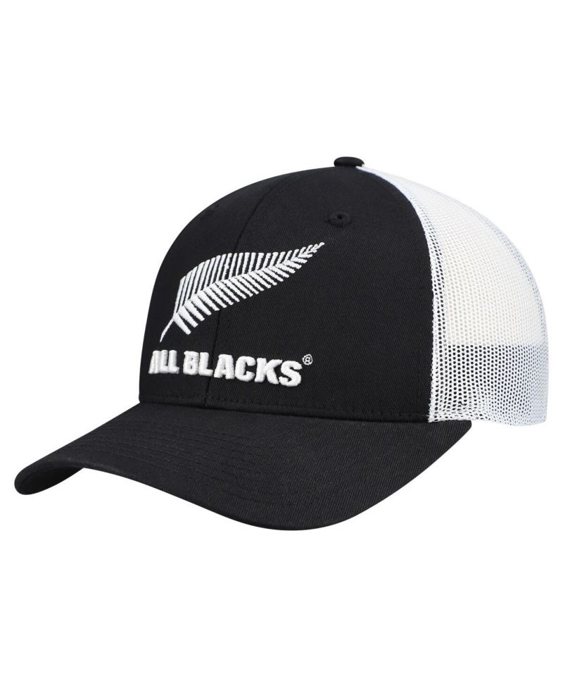 Men's Black All Blacks Generic Mass Trucker Adjustable Hat