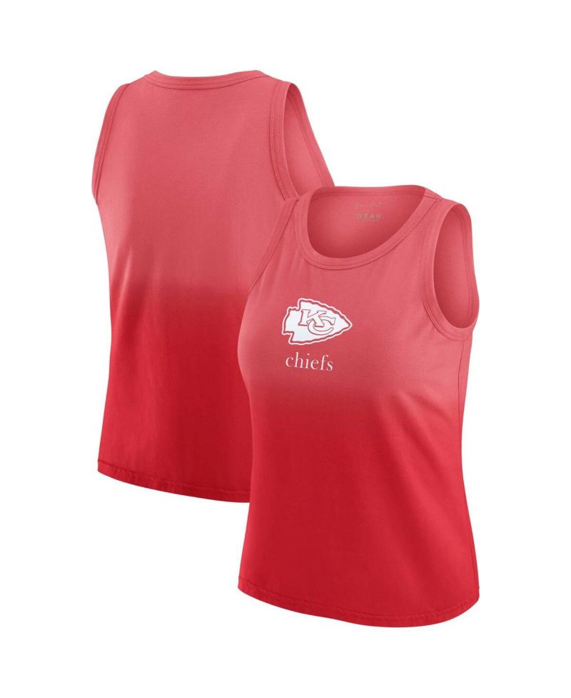 x Gracie Hunt Women's Red Kansas City Chiefs Ombre Tank Top