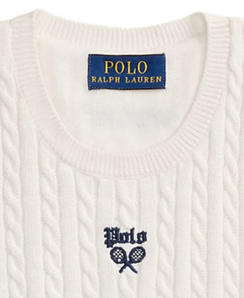 Girls' 2T-6X US Open Sleeveless Sweater Dress