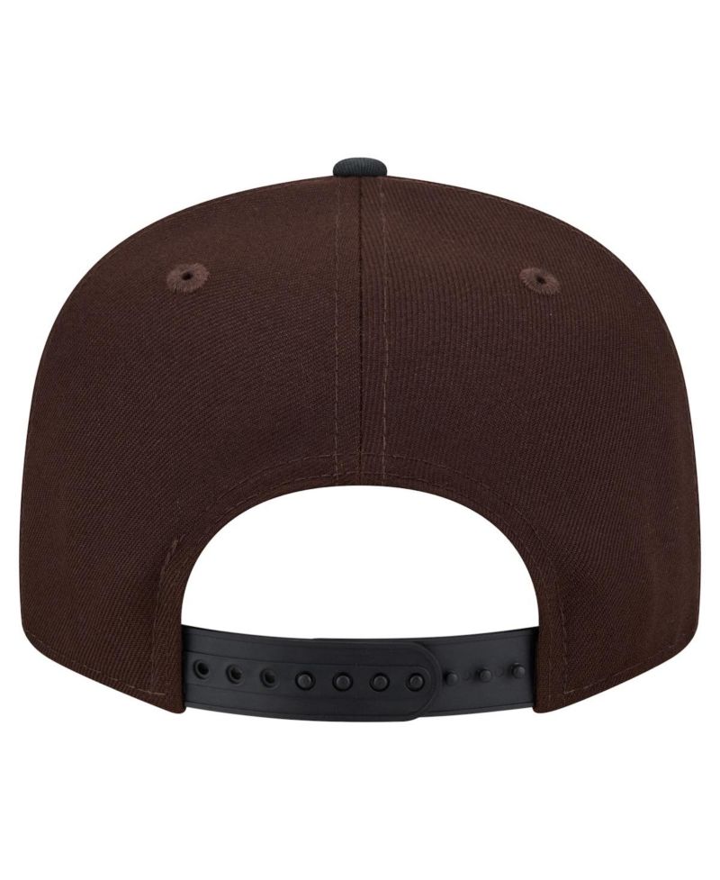 Men's Dark Brown Cincinnati Bengals Burnt Wood Camo 9FIFTY Snapback Hat